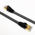 Cat7 10 Gigabit Ethernet Cable Ultra Flat Patch Nylon Trenzado